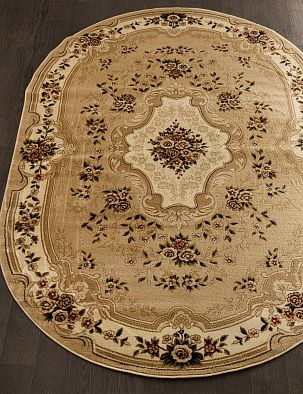 Ковер VALENCIA 2 D317 BEIGE Овал