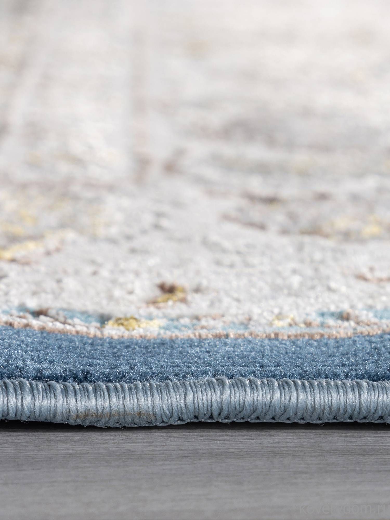 Ковер ZARINA A050B D.BLUE SHIRINK / CREAM