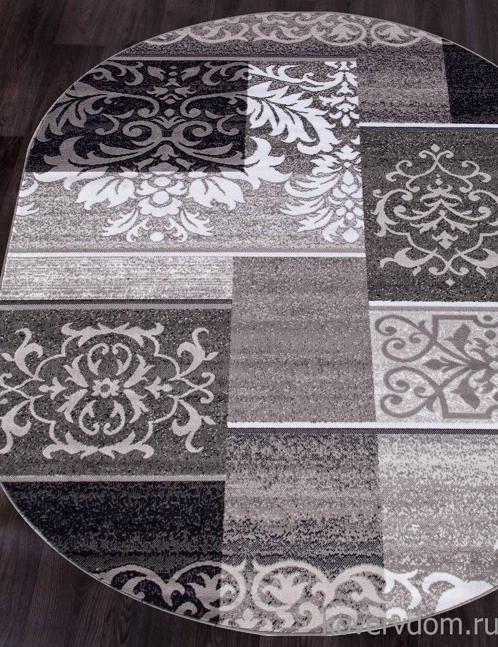 Ковер SILVER D216 GRAY Овал Ковер SILVER D216 GRAY Овал