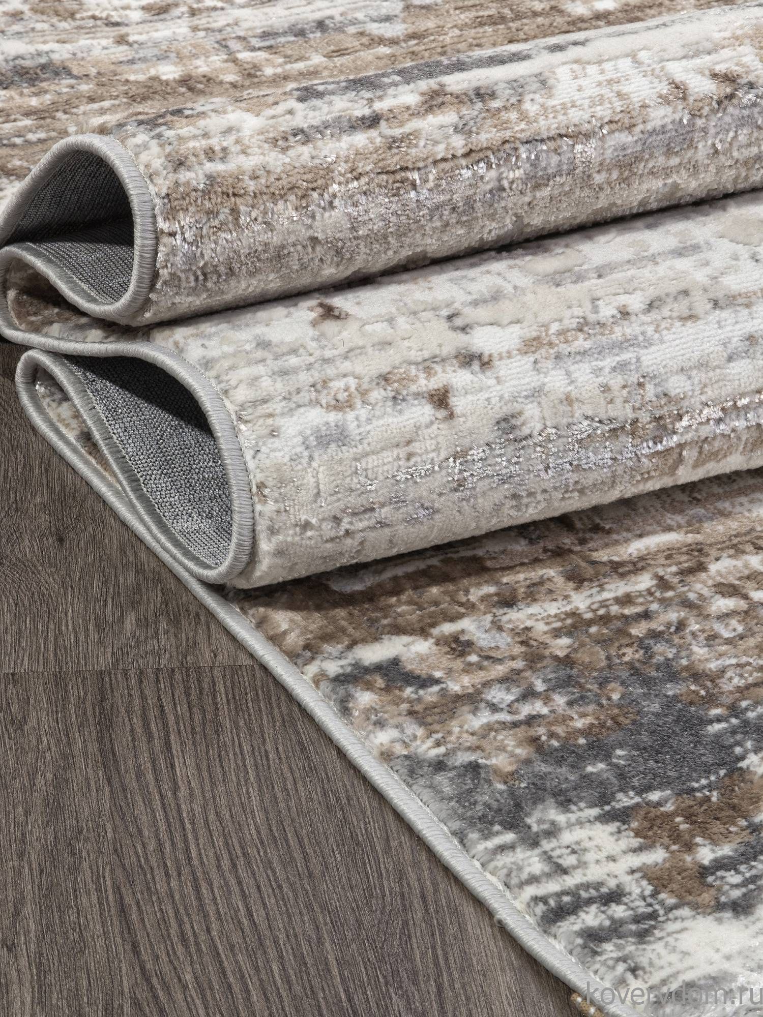 Ковер PERU D062A D.GREY SHIRINK / BLUE FDY