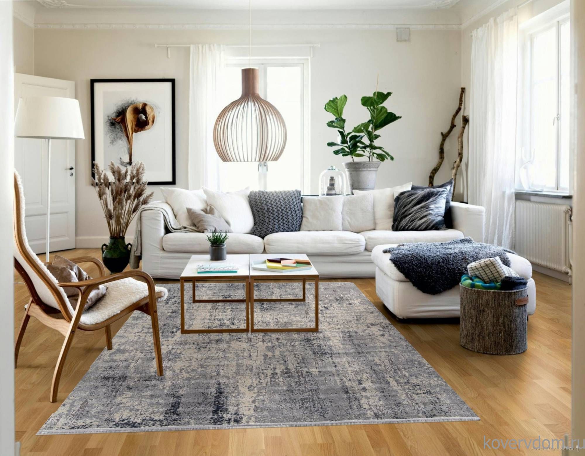 Ковер DUBAI 00269 GREY / BLUE Ковер DUBAI 00269 GREY / BLUE