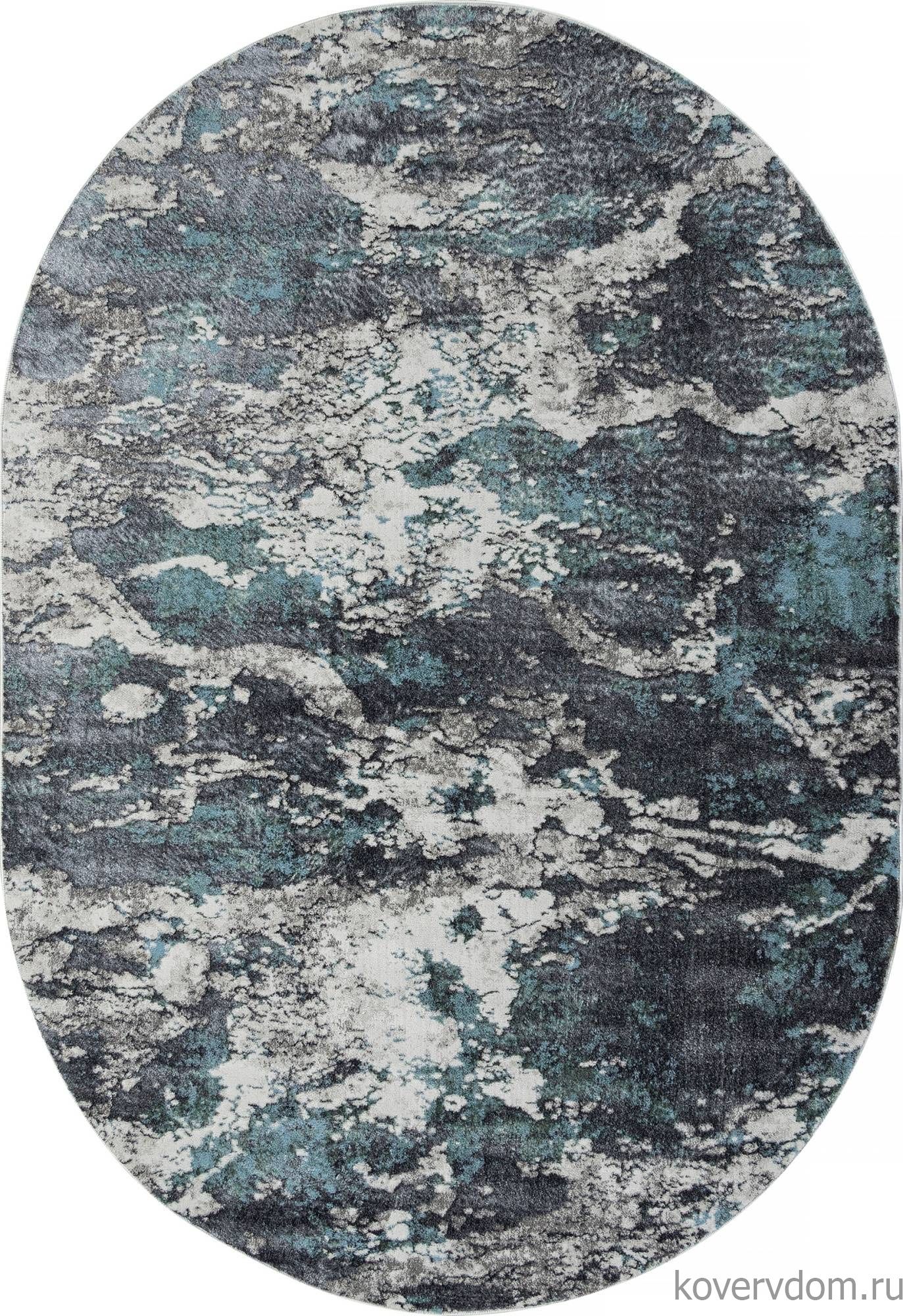 Ковер SAFARI 02463H BLUE / GREY Овал