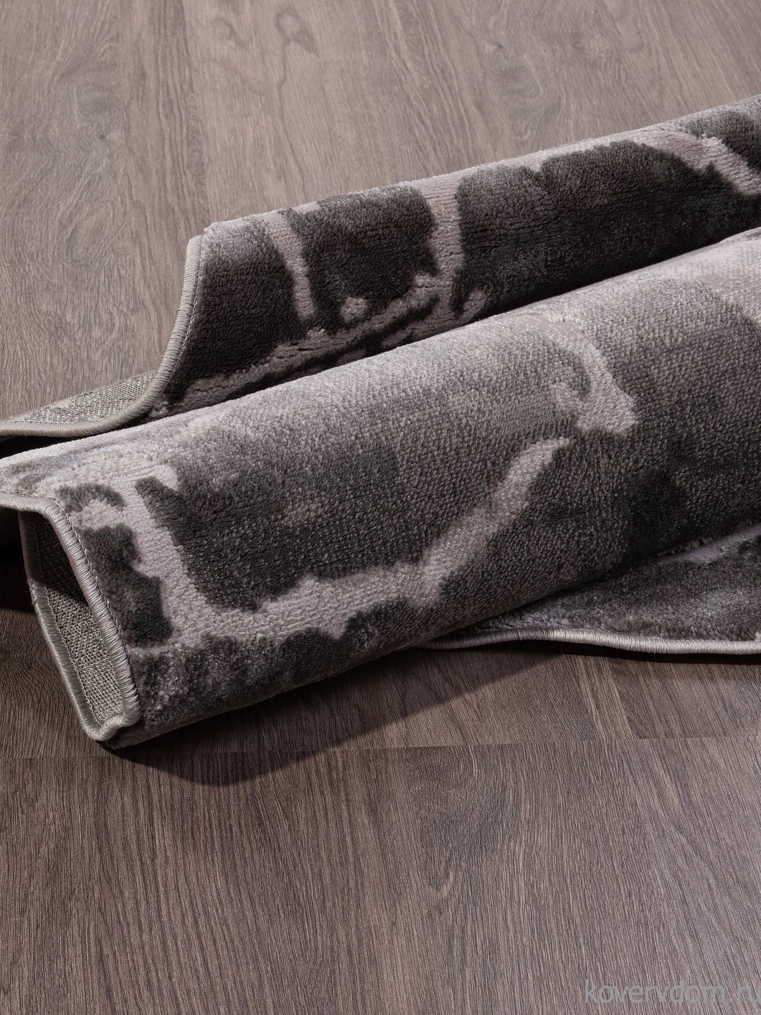 Ковер TEMPO 0101QB C.POLY L.GREY / D.GREY Круг Ковер TEMPO 0101QB C.POLY L.GREY / D.GREY Круг