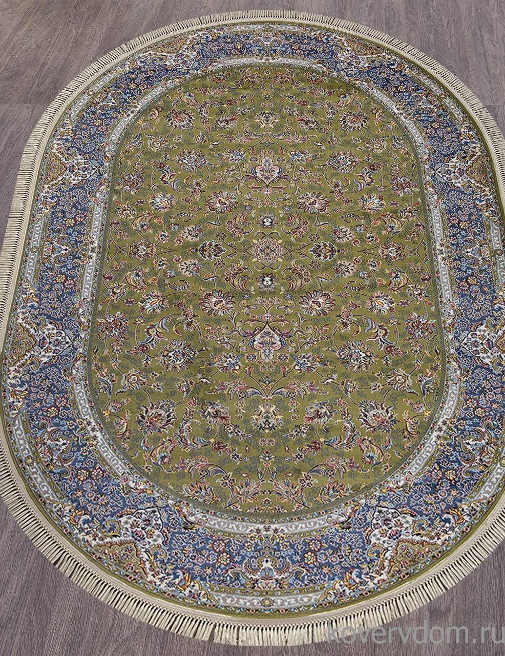 Ковер ARAVIA 6814 GREEN Овал Ковер ARAVIA 6814 GREEN Овал