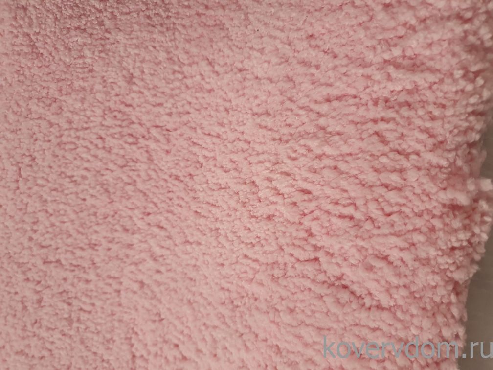Ковер длинноворсовый Софт Шегги розовый  Ковер длинноворсовый Софт Шегги розовый