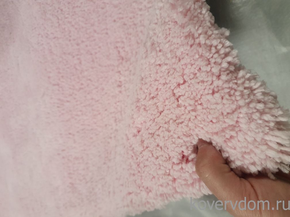 Ковер длинноворсовый Софт Шегги розовый  Ковер длинноворсовый Софт Шегги розовый