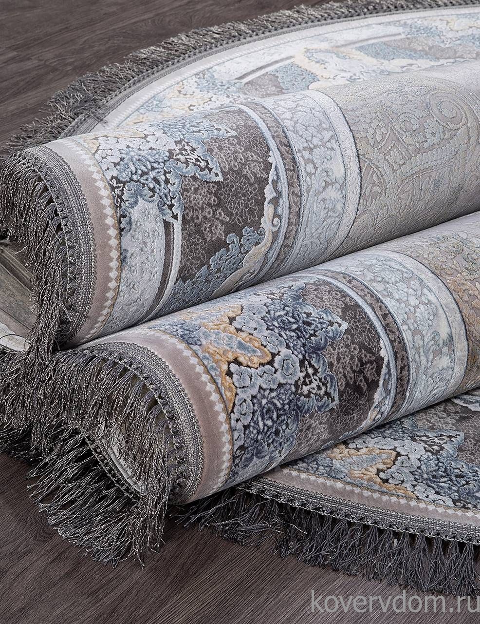 Ковер FARSI 1200 266 LIGHT GRAY Овал