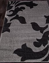Ковер Шегги черный PLATINUM T620 GRAY-BLACK