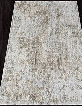 Пушистый овальный ковер SAFARI 02475H DK.BEIGE / GREY