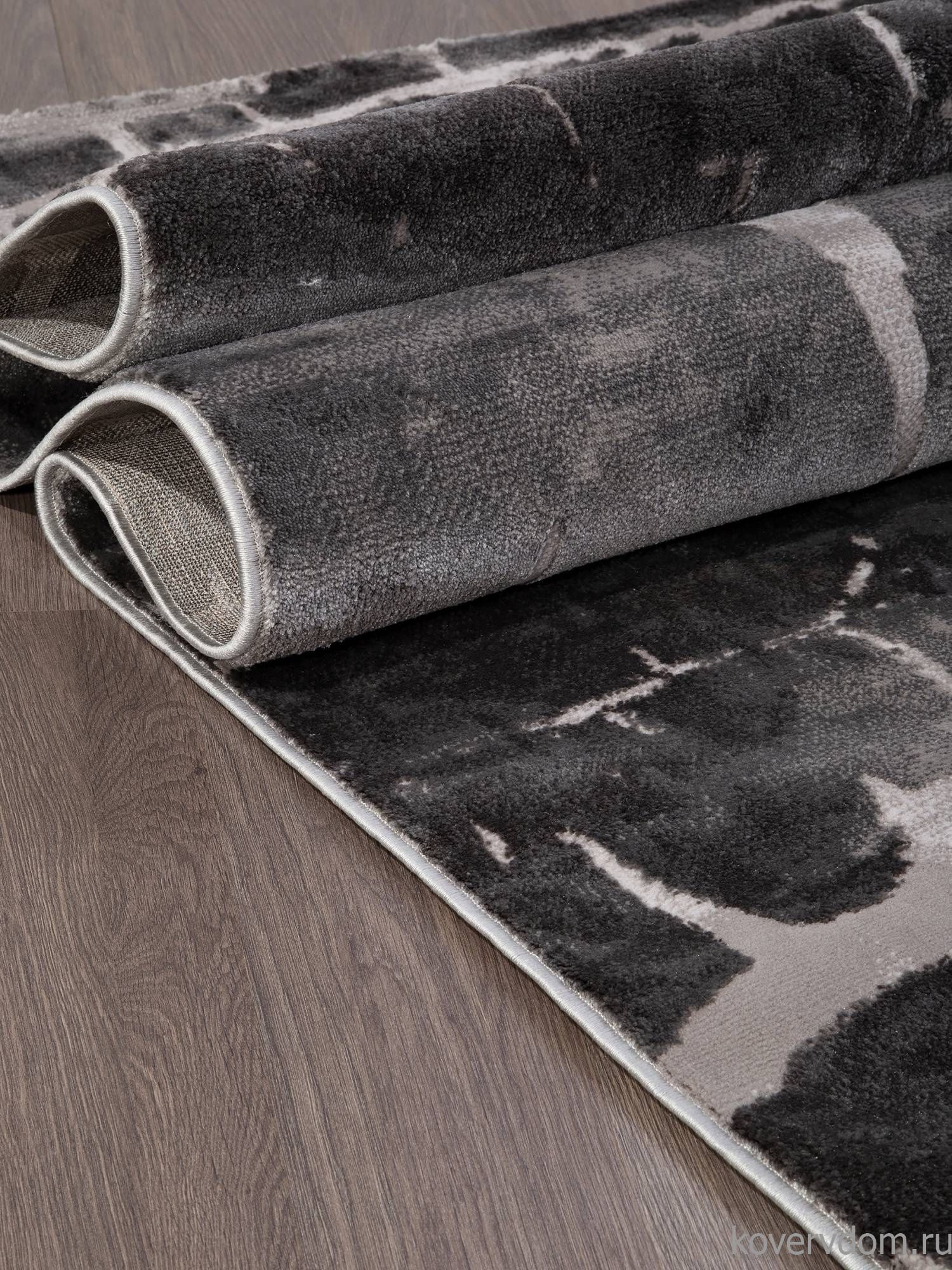 Ковер TEMPO 0101QB C.POLY L.GREY / D.GREY