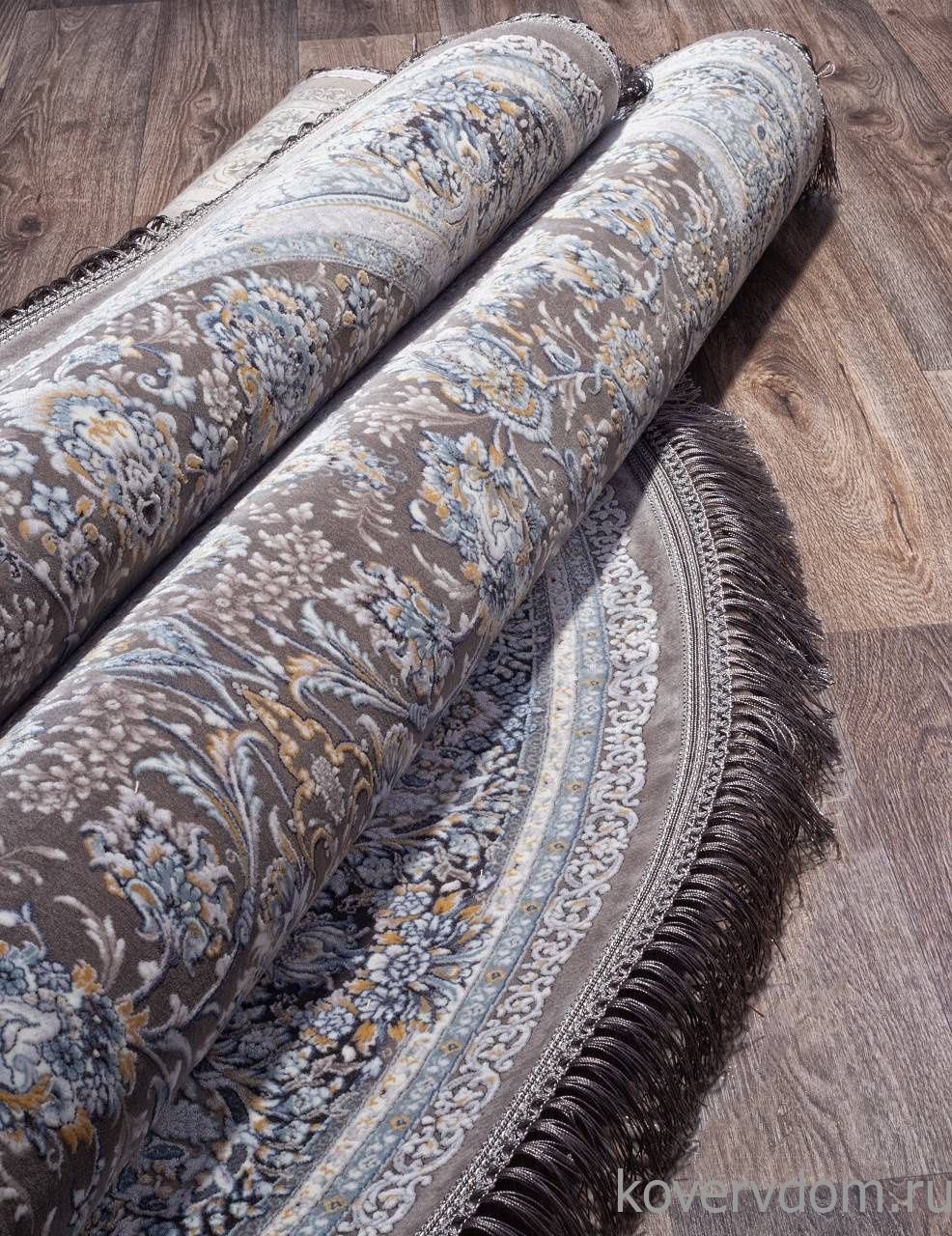 Ковер FARSI 1200 G256 GRAY Круг Ковер FARSI 1200 G256 GRAY Круг