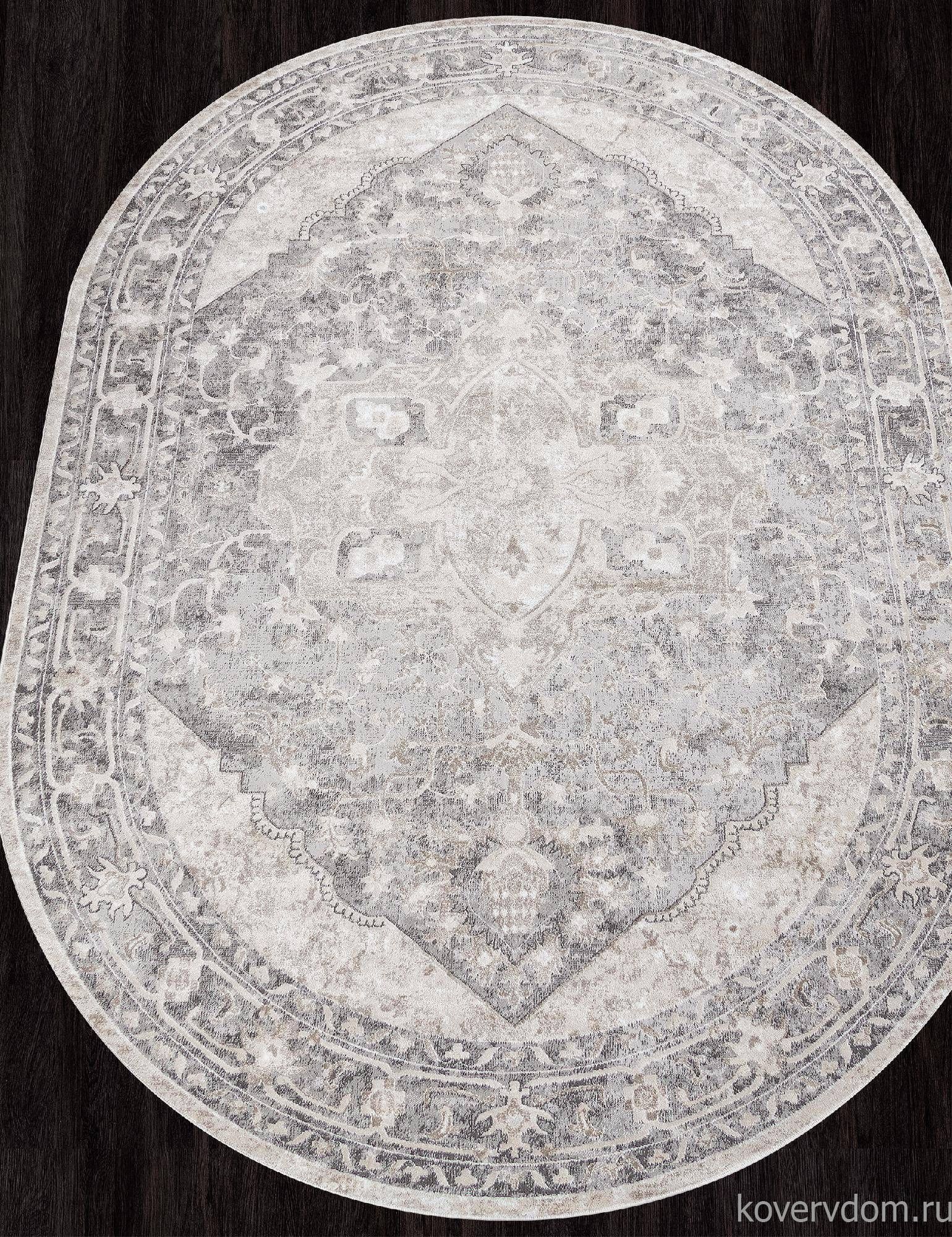 Ковер KIRKE 02259C BEIGE / BEIGE Овал Ковер KIRKE 02259C BEIGE / BEIGE Овал