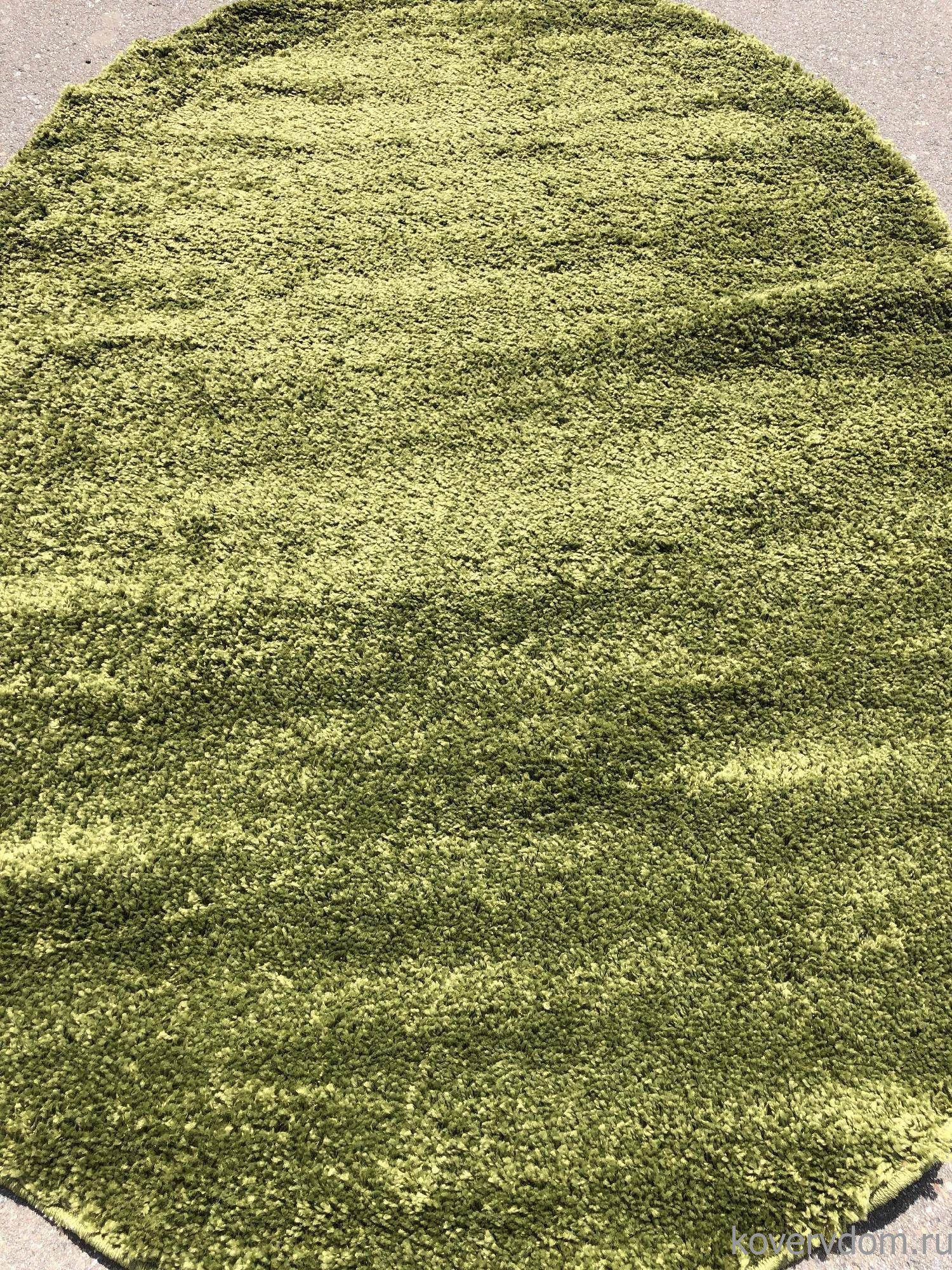 Ковер COMFORT SHAGGY 2 s600 GREEN 2 Овал