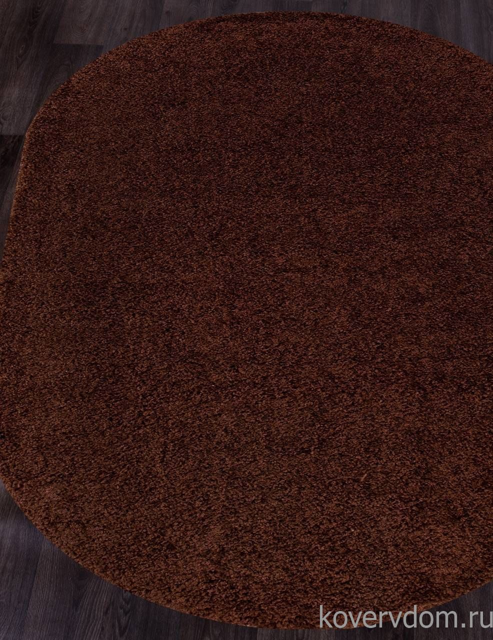 Ковер SHAGGY ULTRA S600 BROWN Овал