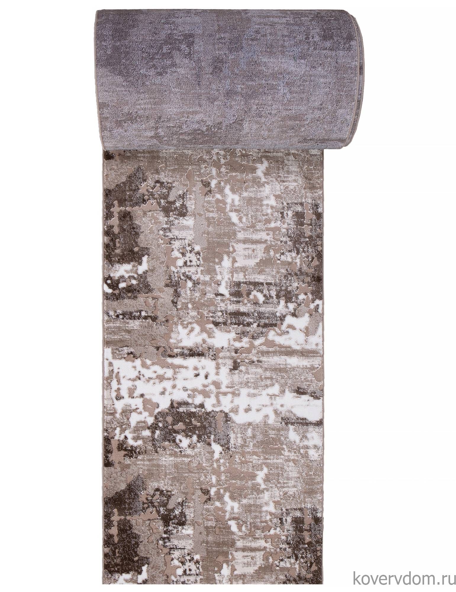 Ковровая дорожка MARDAN 1232A VIZON SHRINK / BROWN