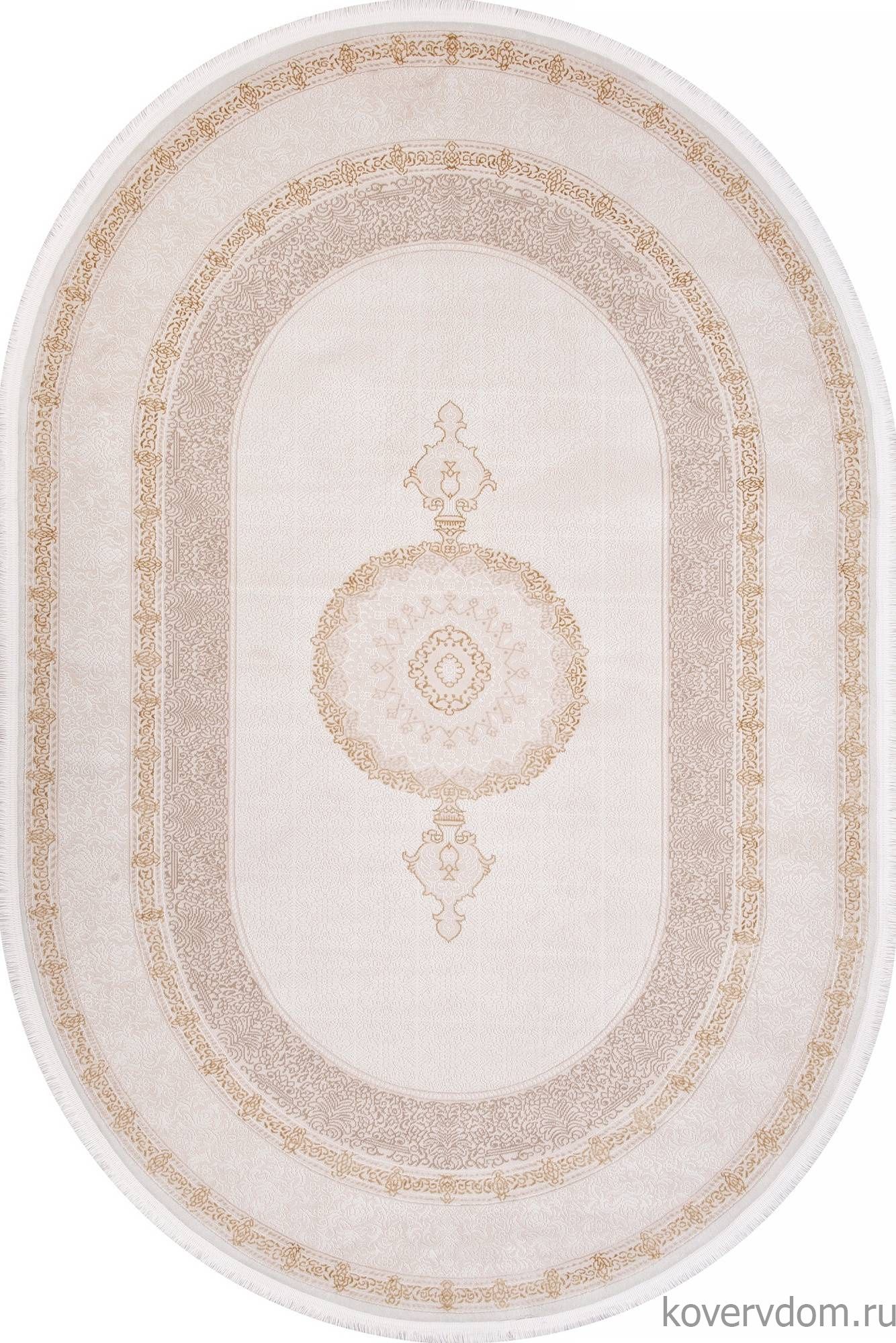 Ковер LISSABON SI026A BROWN / BROWN Овал