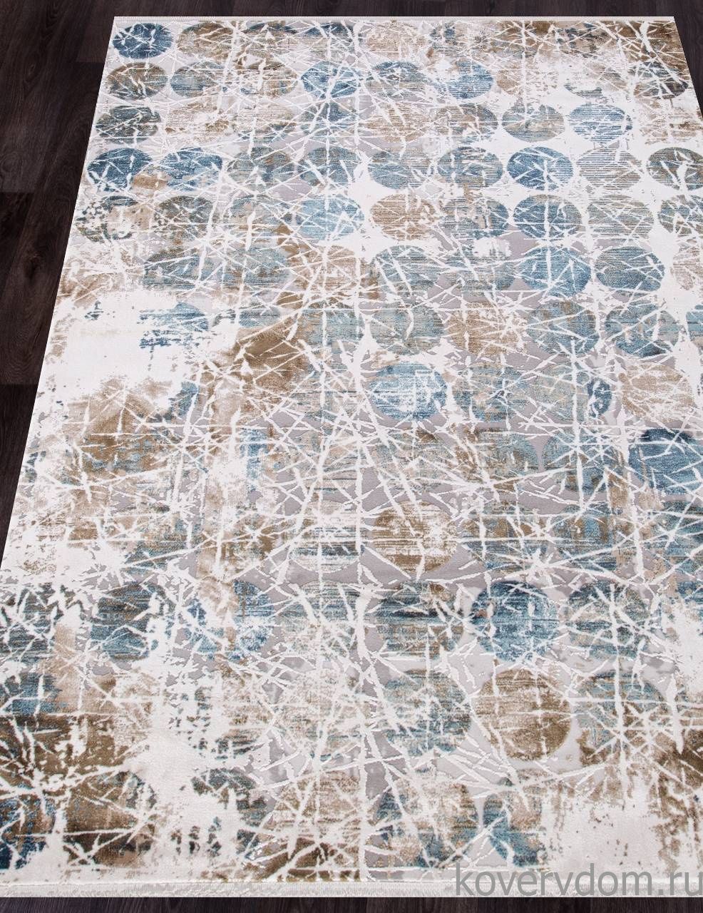 Ковер ALLURES 12026 CREAM / BLUE Ковер ALLURES 12026 CREAM / BLUE