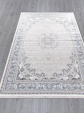 Однотонный ковер DUBAI 00268 GREY / BLUE