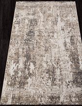 Пушистый круглый ковер SIESTA M031A CREAM / WHITE