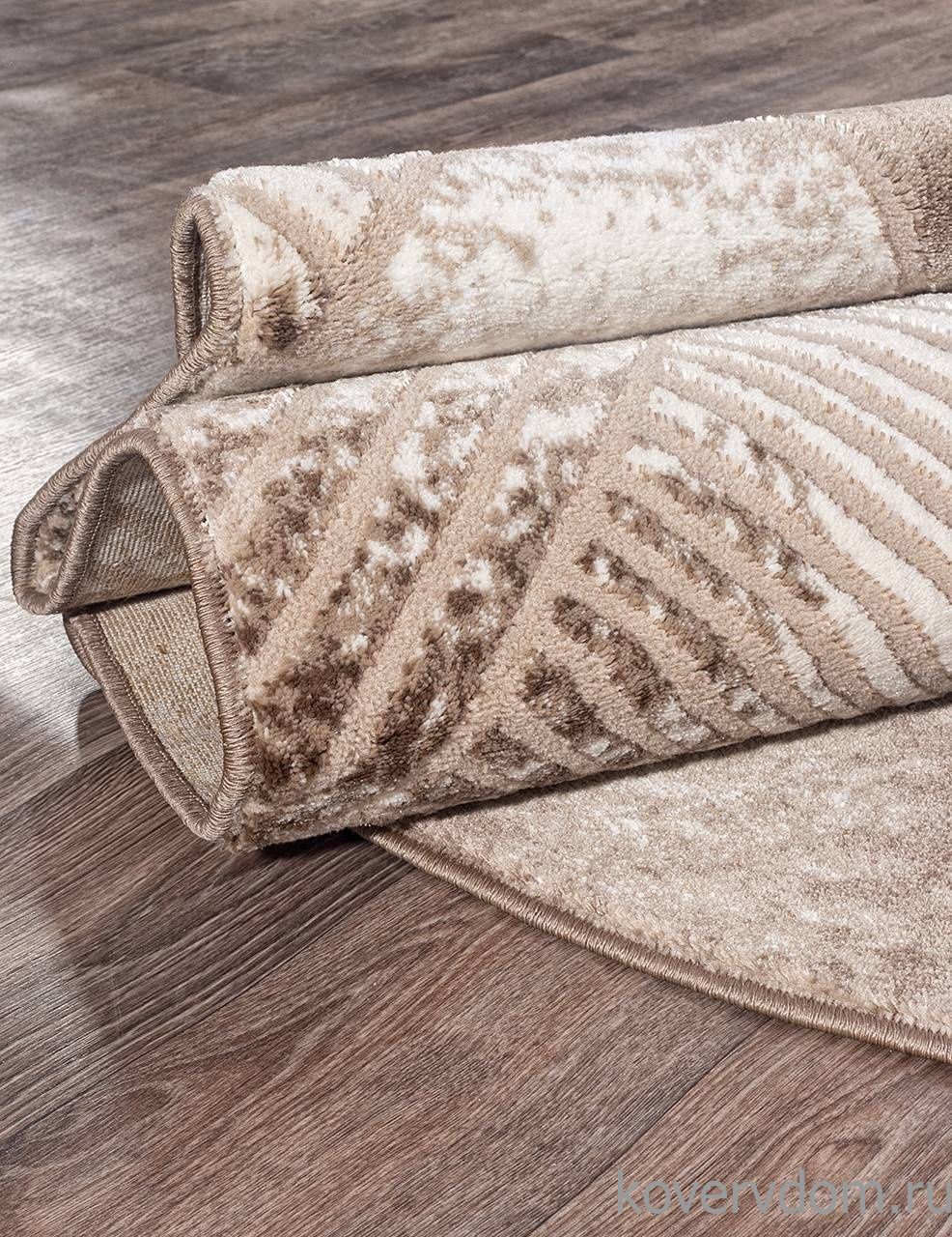 Ковер MARDAN 5024A VIZON SHRINK / BROWN Овал