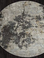 Современный круглый ковер SERENITY D742 BEIGE-GRAY Круг