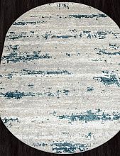 Овальный ковер обычный ворс PALERMO-A F298 GRAY Овал