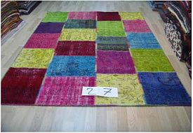 Пушистый овальный ковер ручной работы Vintage Look at Me P-27