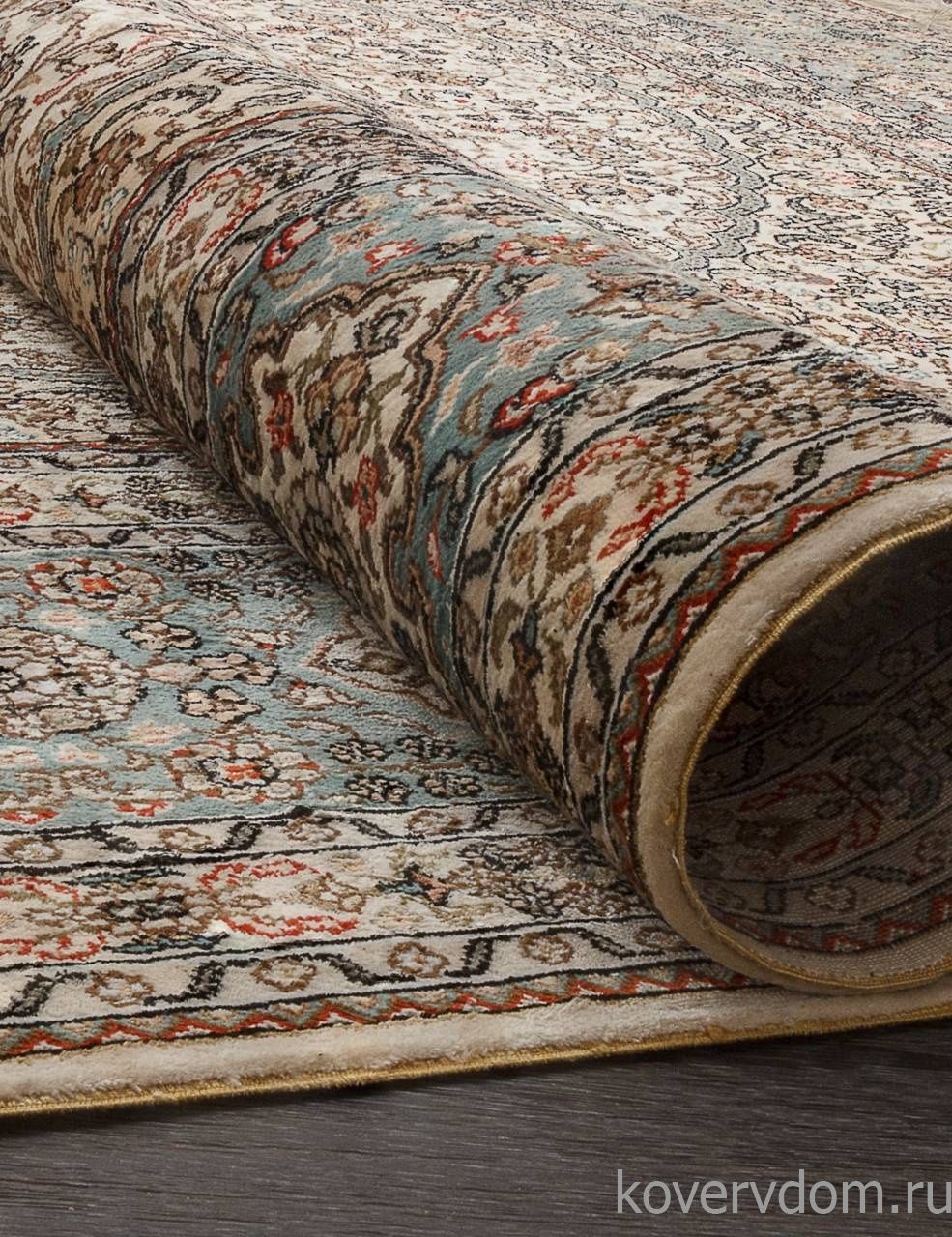 Ковер Tibet SILK & SILK S-08 CREAM / BLUE