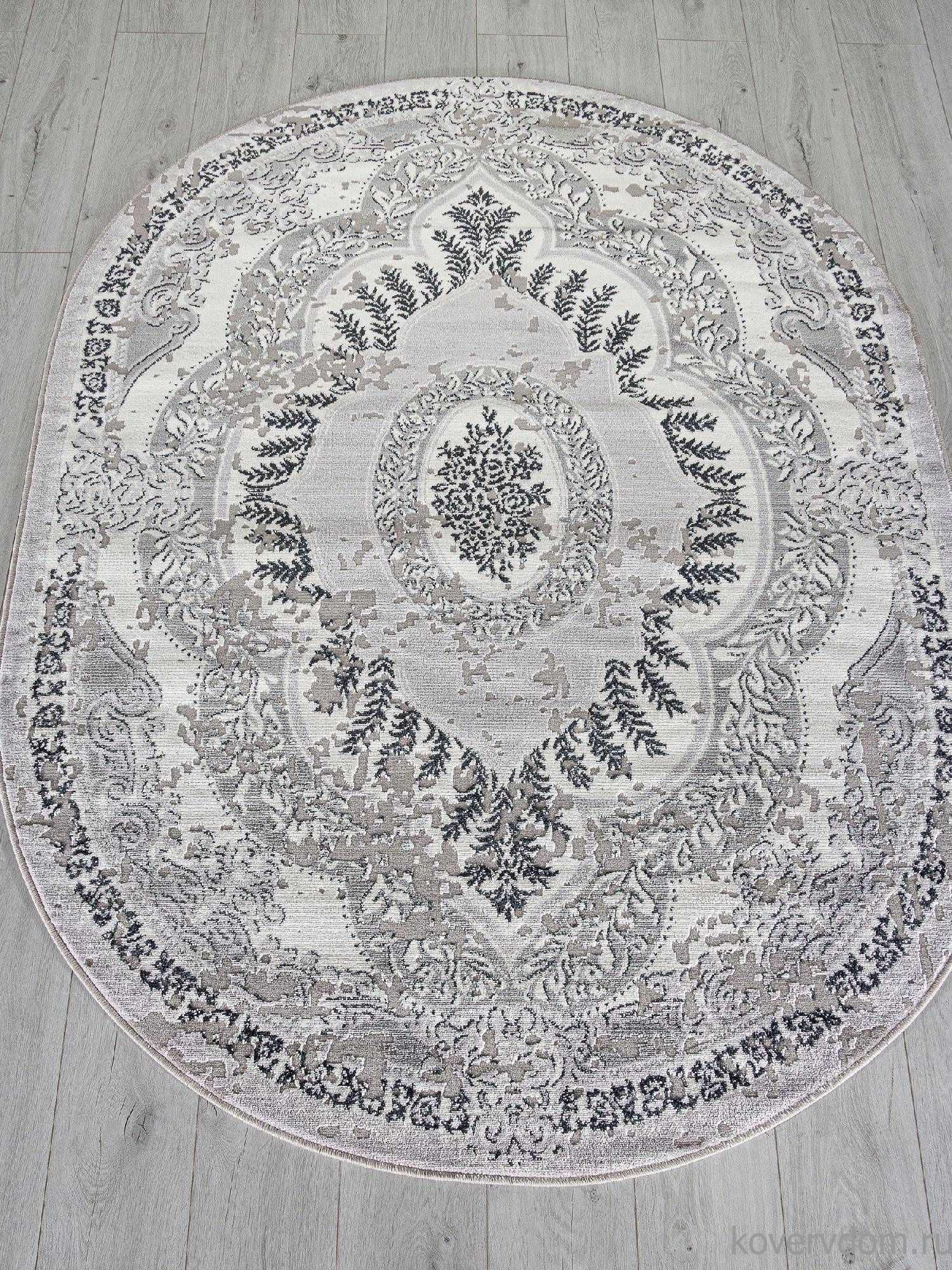 Ковер PALERMO-A F290 DARK GRAY Овал Ковер PALERMO-A F290 DARK GRAY Овал