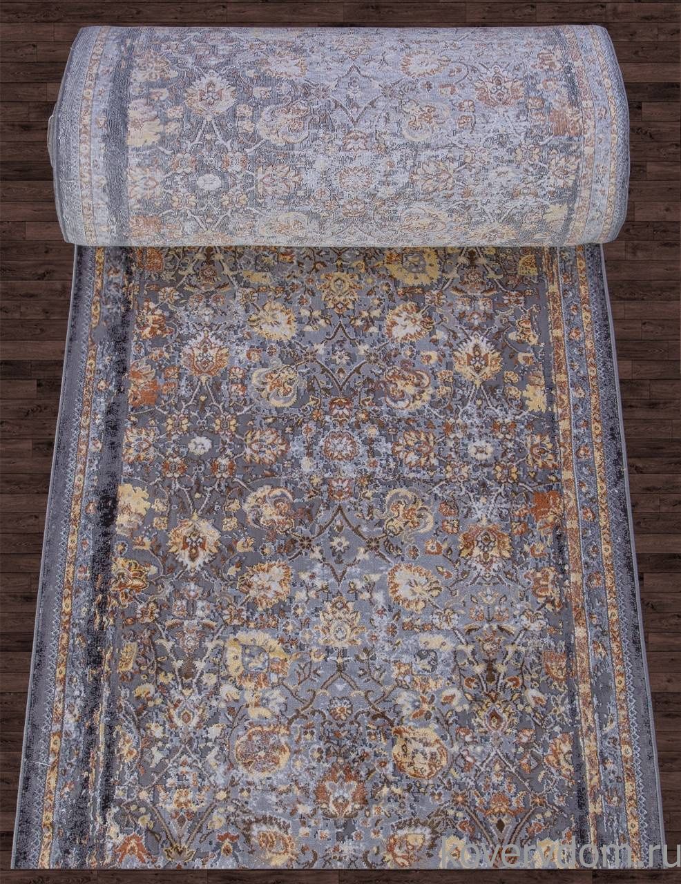 Ковровая Дорожка QUARES 31464 975 GREY GOLD Ковровая Дорожка QUARES 31464 975 GREY GOLD