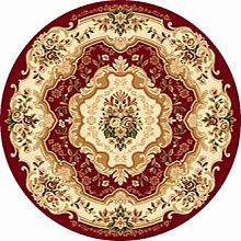 Круглый ковер красный VALENCIA 2 D317 RED Круг