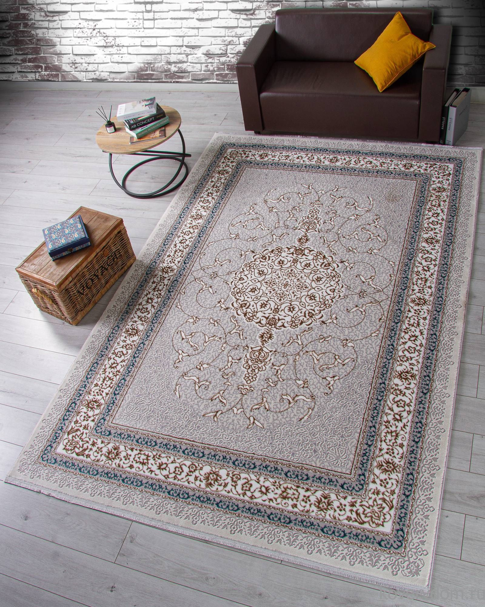 Ковер HALIF F641 GREEN-BLUE