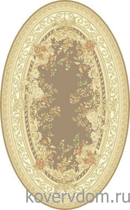 Рельефный ковер из вискозы VENEZIA 5095 193872 l  brown ОВАЛ Рельефный ковер из вискозы VENEZIA 5095 193872 l  brown ОВАЛ