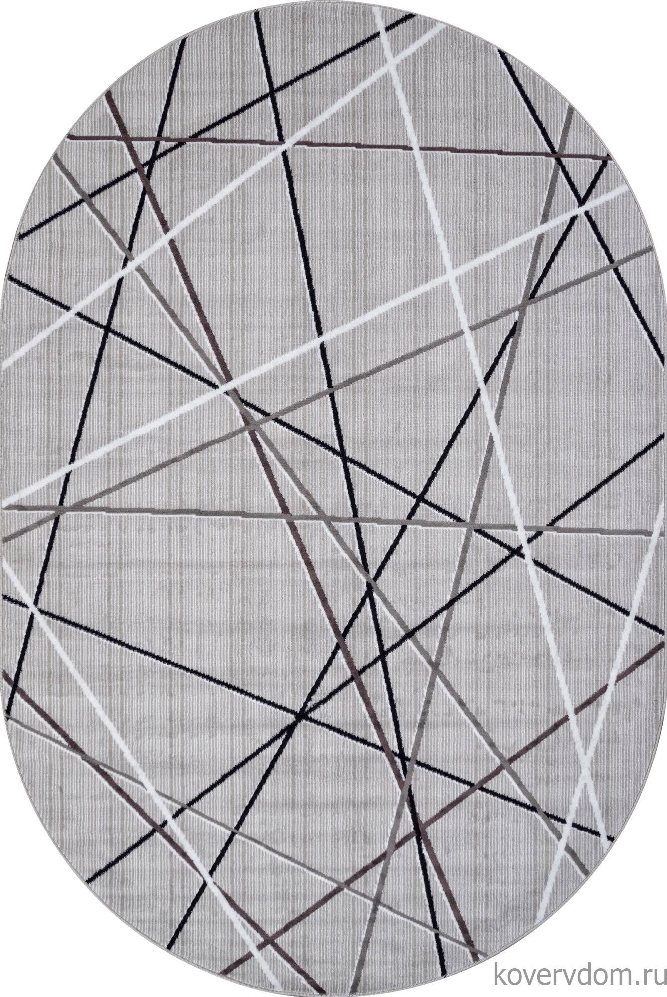 Ковер SILVER F395 GRAY Овал Ковер SILVER F395 GRAY Овал