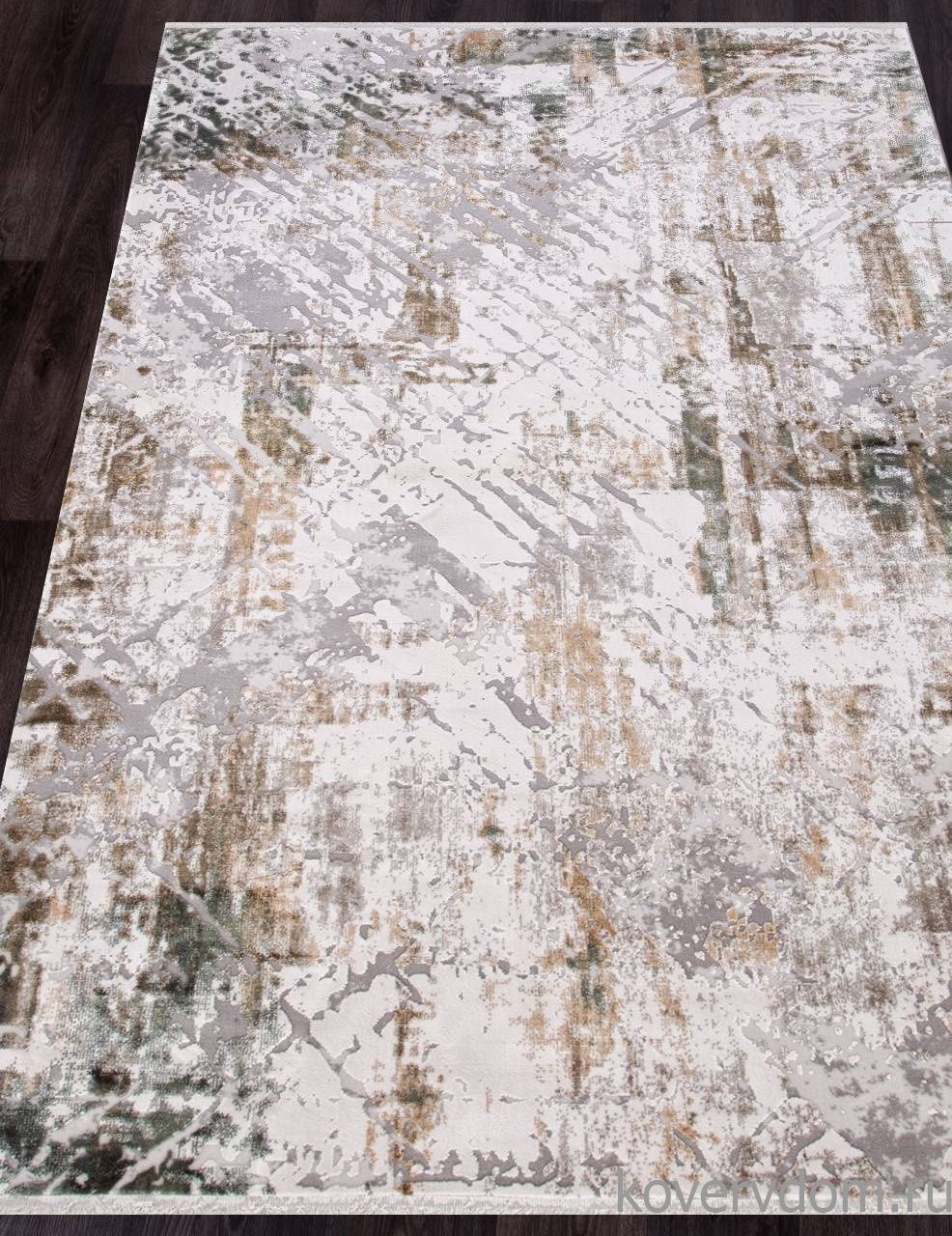 Ковер ALLURES 12123 CREAM / GREEN Ковер ALLURES 12123 CREAM / GREEN