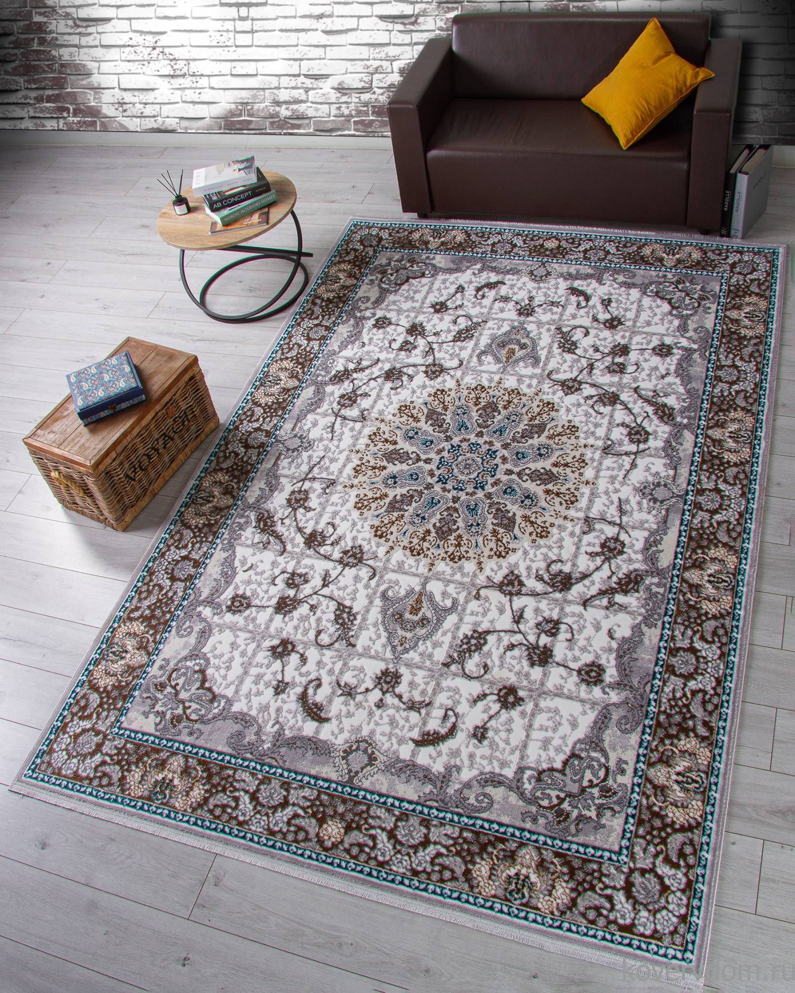 Ковер HALIF F640 GREEN-BLUE